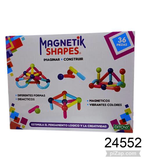 Imagen de MAGNETIK SHAPES 36PZAS 3.26